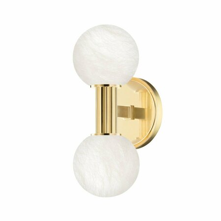 HUDSON VALLEY 2 Light Wall sconce 9282-AGB